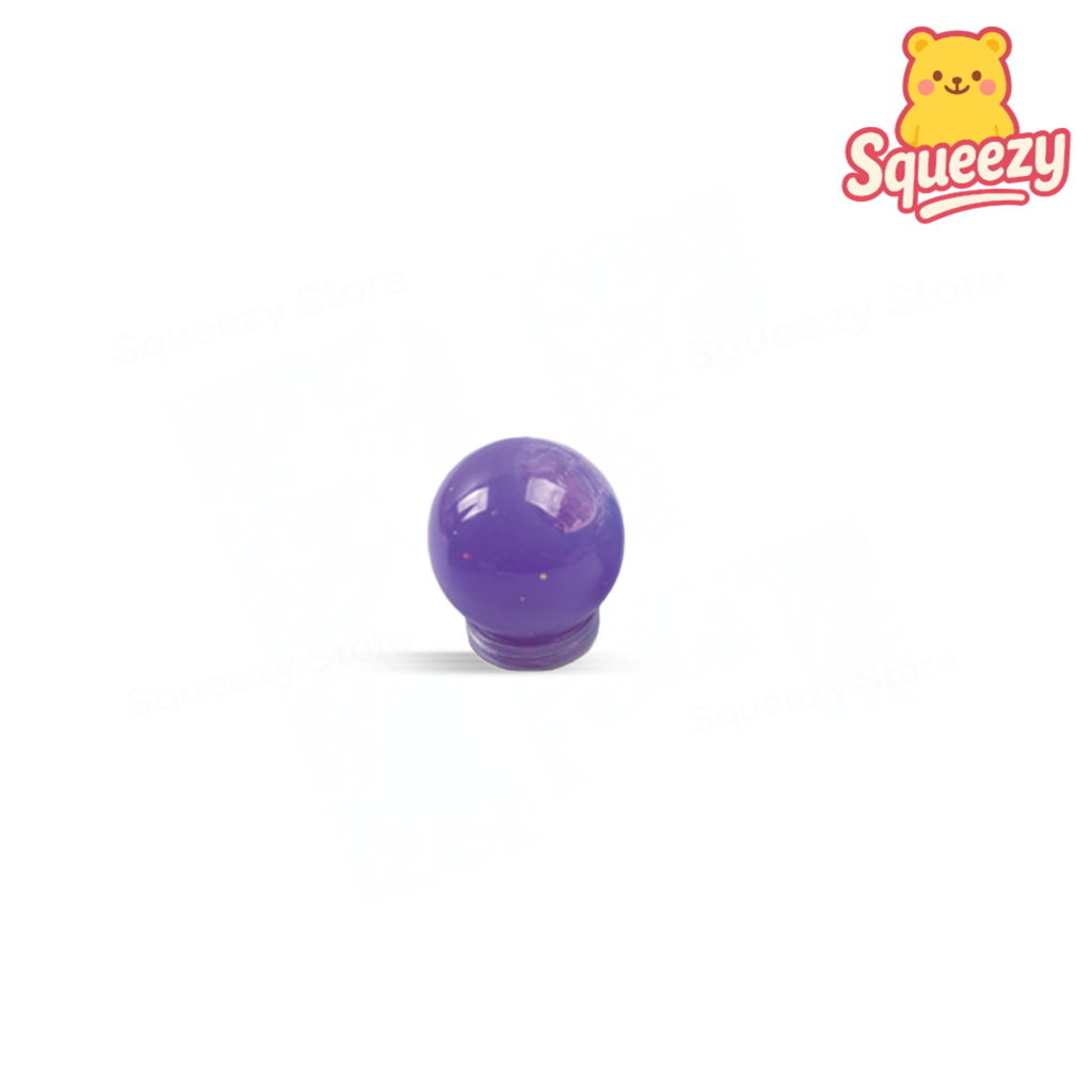 Purple Galaxy Slime space-themed sensory toy in a rounded cosmic container.