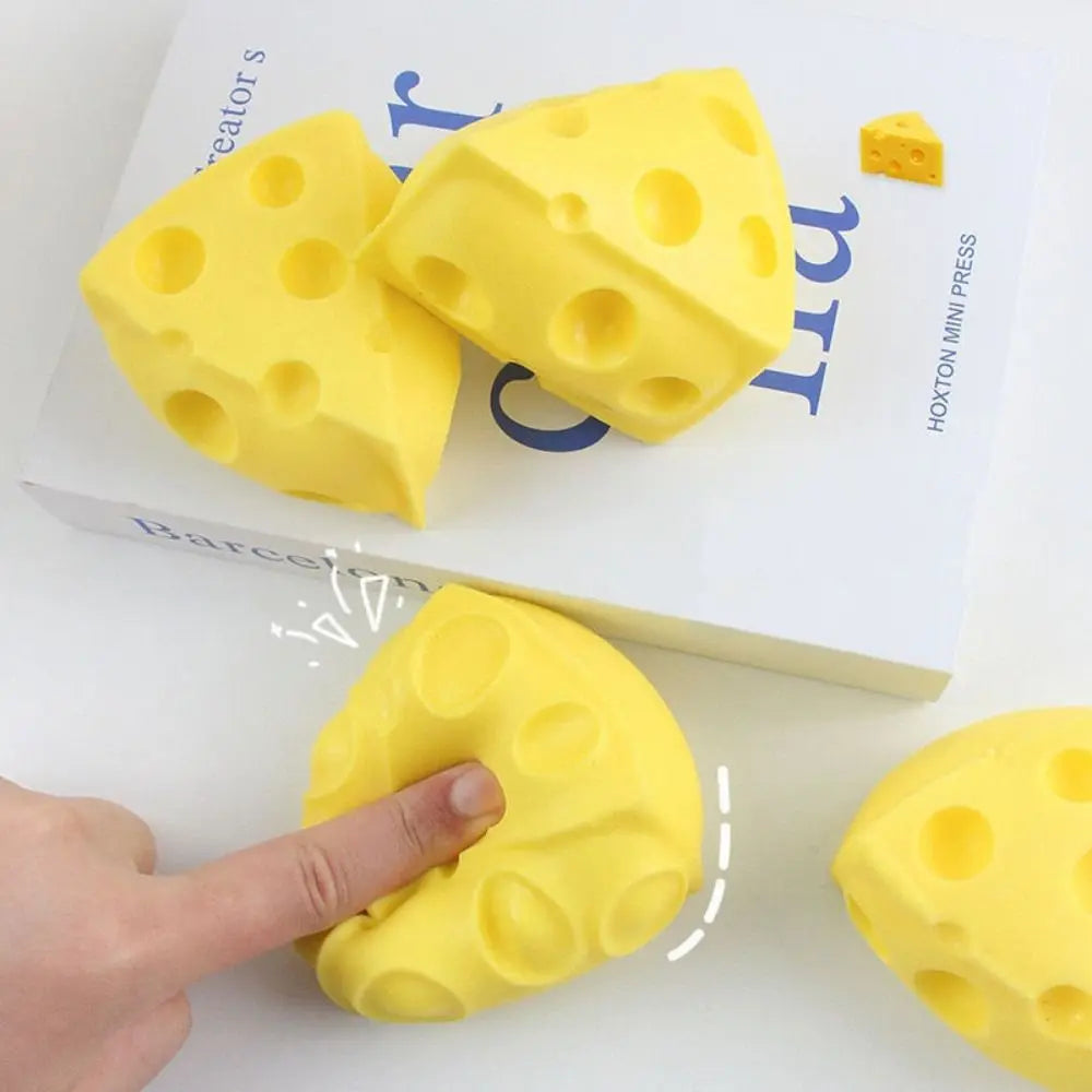 Sticky Cheese Squishy Stress Relief Toy