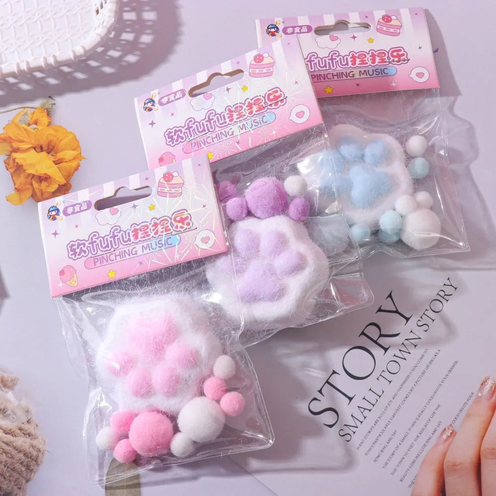 Soft Cat Paw Stress Relief Toy