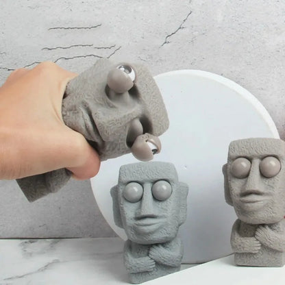 Stone Moai Squishy Stress Relief Toy