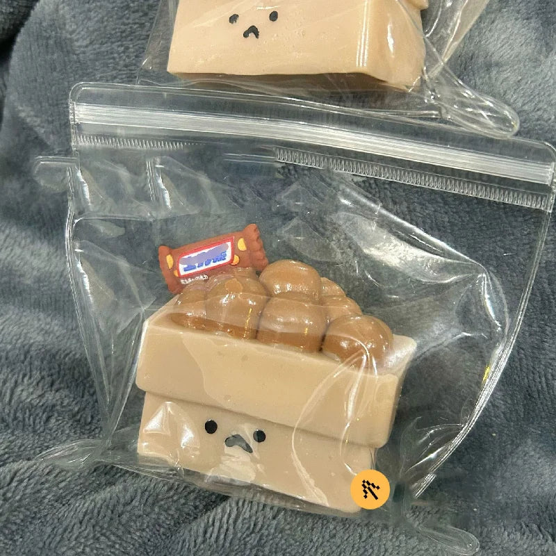 Chocolate cake Squishy Stress Relief Toy