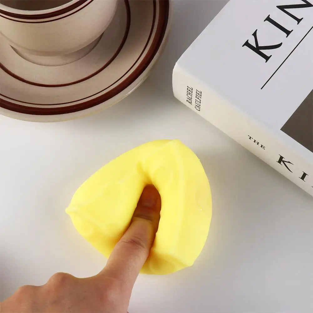 Sticky Cheese Squishy Stress Relief Toy