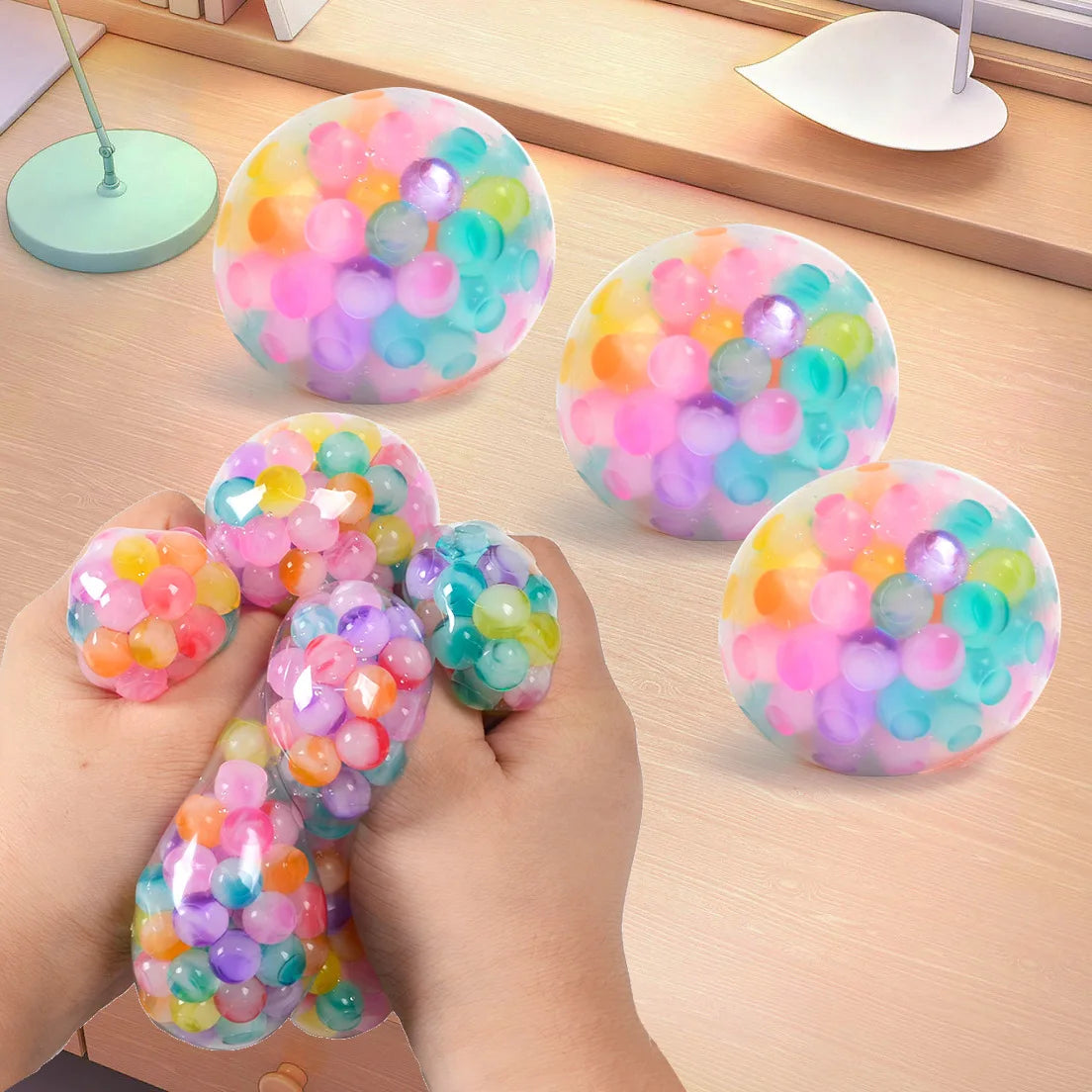 Rainbow Ball Squishy Stress Relief Toy