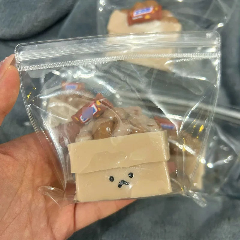 Chocolate cake Squishy Stress Relief Toy