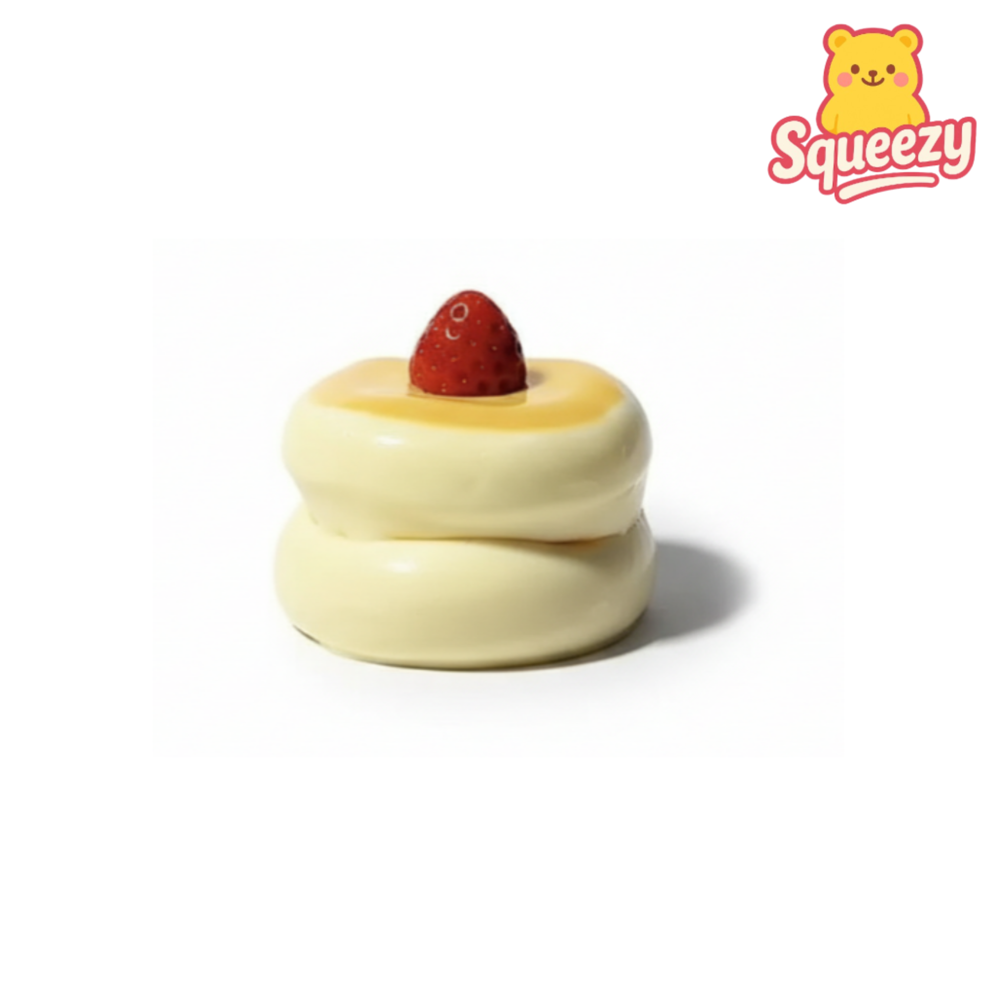 strawberry Soufflé Cream Squishy Stress Toy