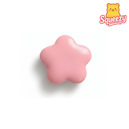 pink Star Milk Scent Squishy Stress Toy
