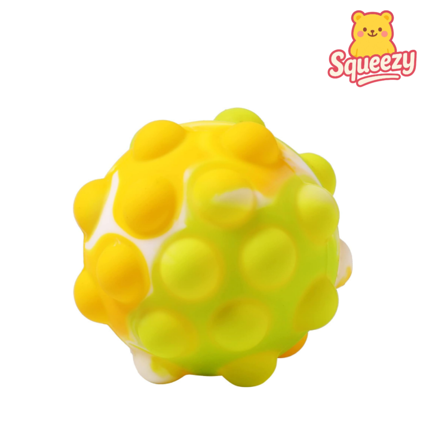 yellow and green Stress Ball Squishy Stress Relief Toy
