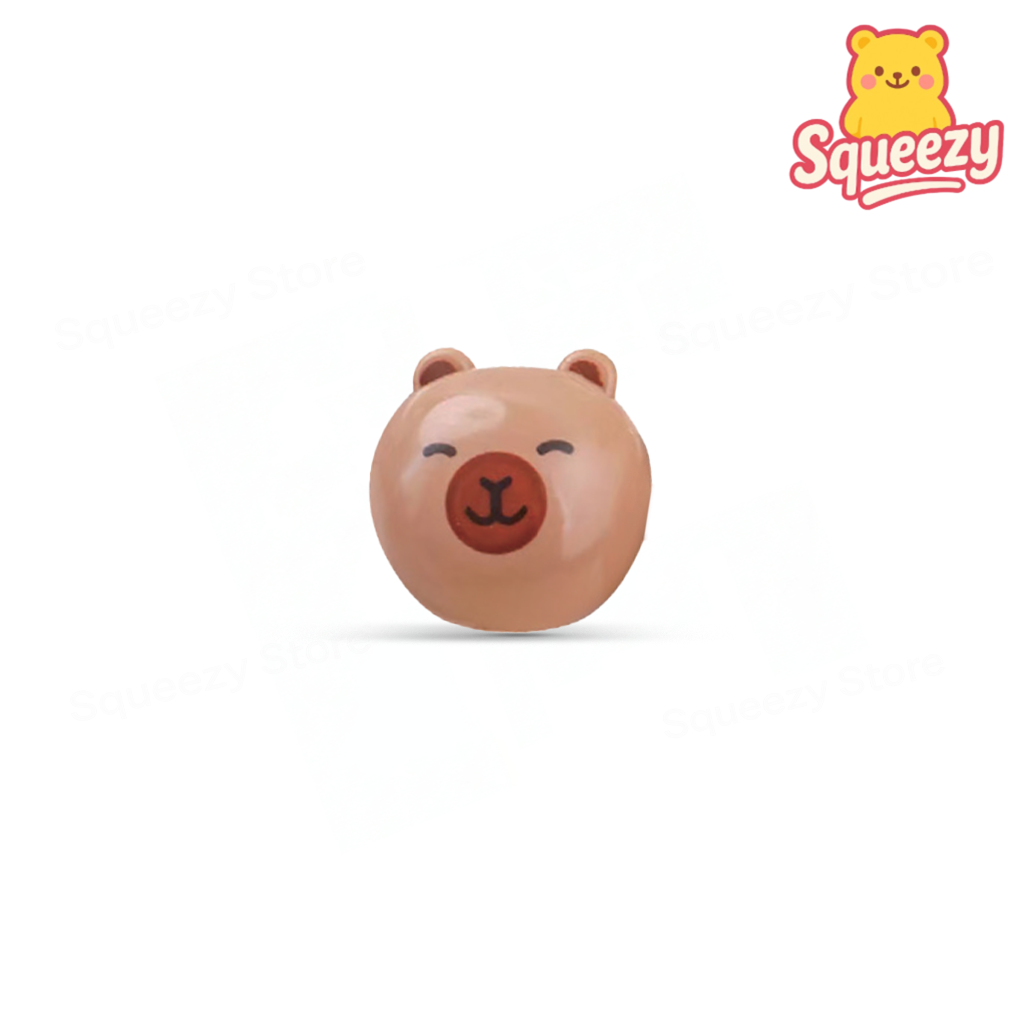 Super Squishy Capybara collection featuring cute round capybara slow-rising stress relief toys.