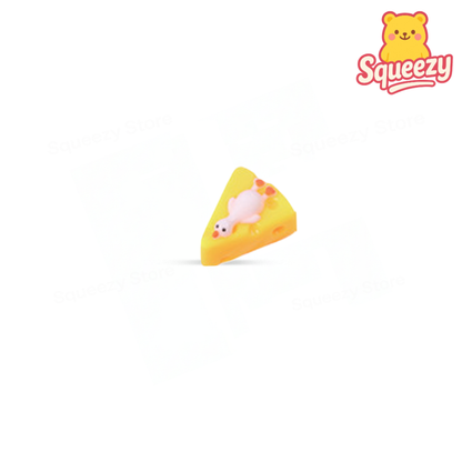Yellow Chilling Duck Squishy soft EVA stress relief toy with relaxed pose.