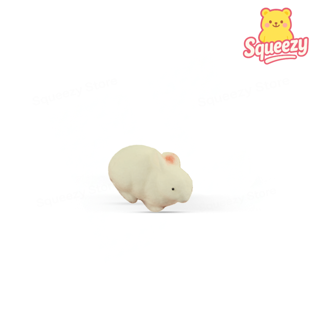 Yellow Rabbit Squishy super soft slow-rising bunny stress relief toy made from premium PU foam.