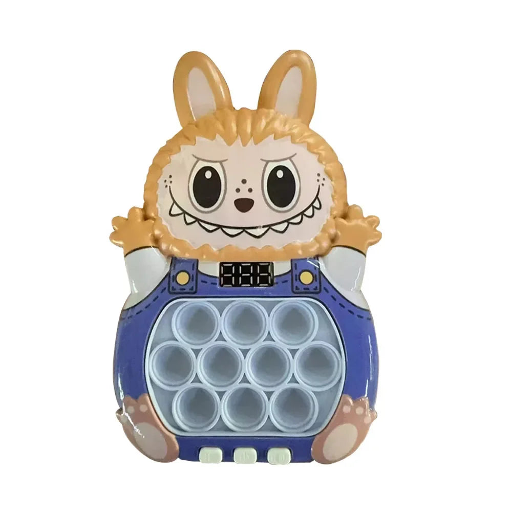 New Quick Push Game Pop up Fidget Bubble Electronic Pop It Pro Game Light Antistress Toys for Adult Kids Gift with Box