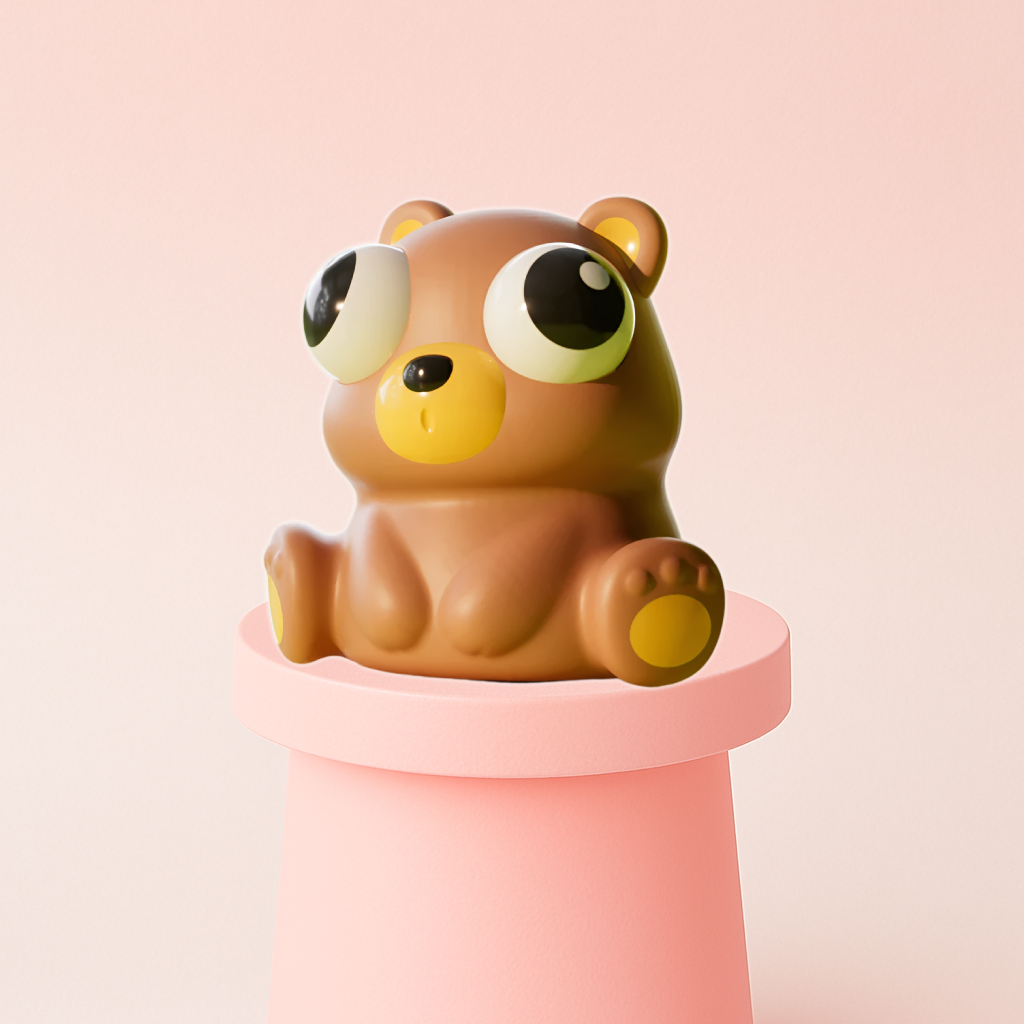 bear Pop Eye Animal Stress Relief Toy