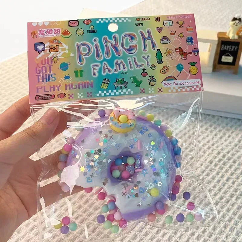 Squeeze Toys Pinching Cake Decompressing Toy Soft Sticky Stress Relief Relax Toys Slow Rebound Toy Stress Release Vent Toys