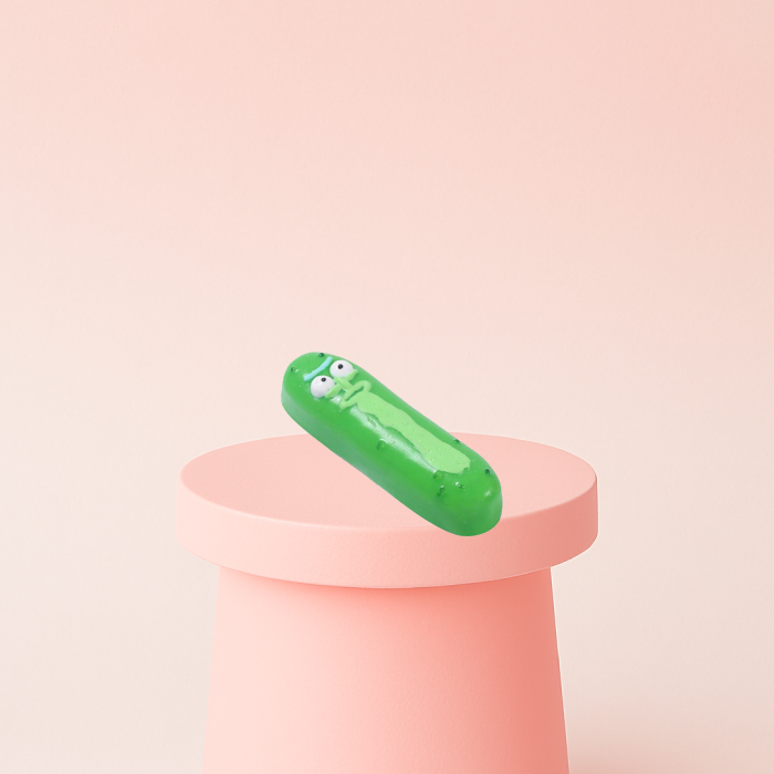 Pickle Rick Stress Relief Toy