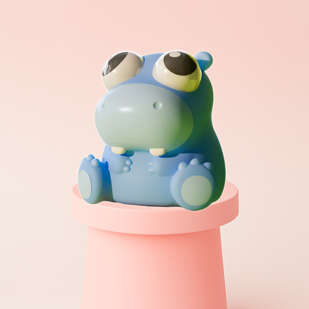 hippo Pop Eye Animal Stress Relief Toy