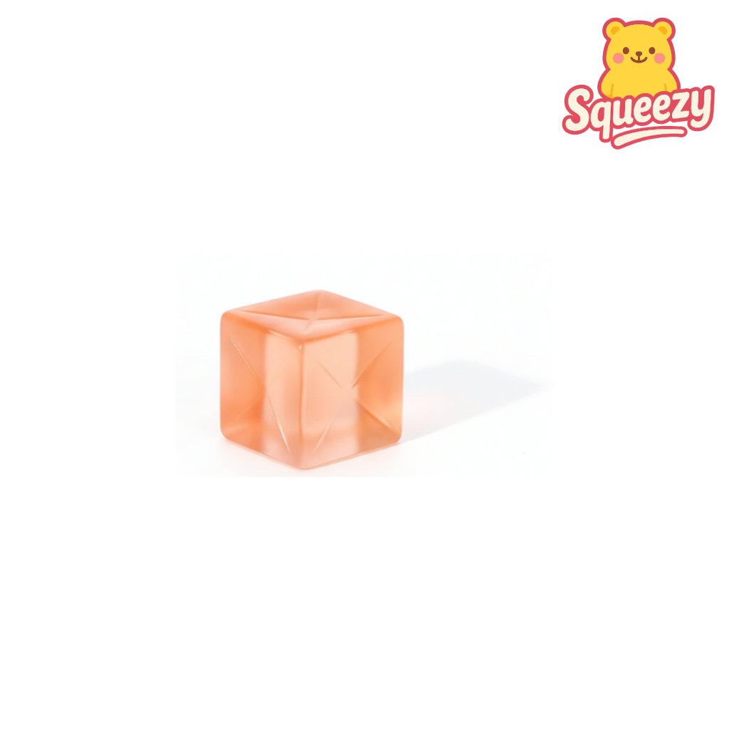 orange Ice Squishy Stress Relief Toy