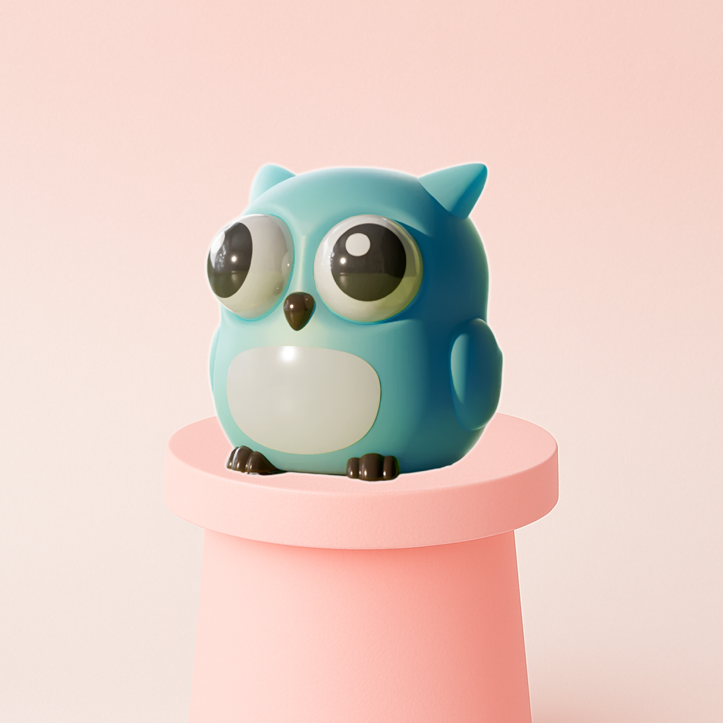 owl Pop Eye Animal Stress Relief Toy