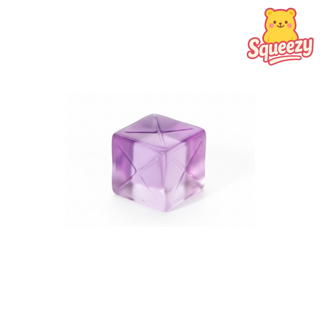 purple Ice Squishy Stress Relief Toy