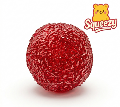 red Ice Ball Maltose Jelly Squishy Ball
