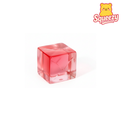 red Ice Squishy Stress Relief Toy