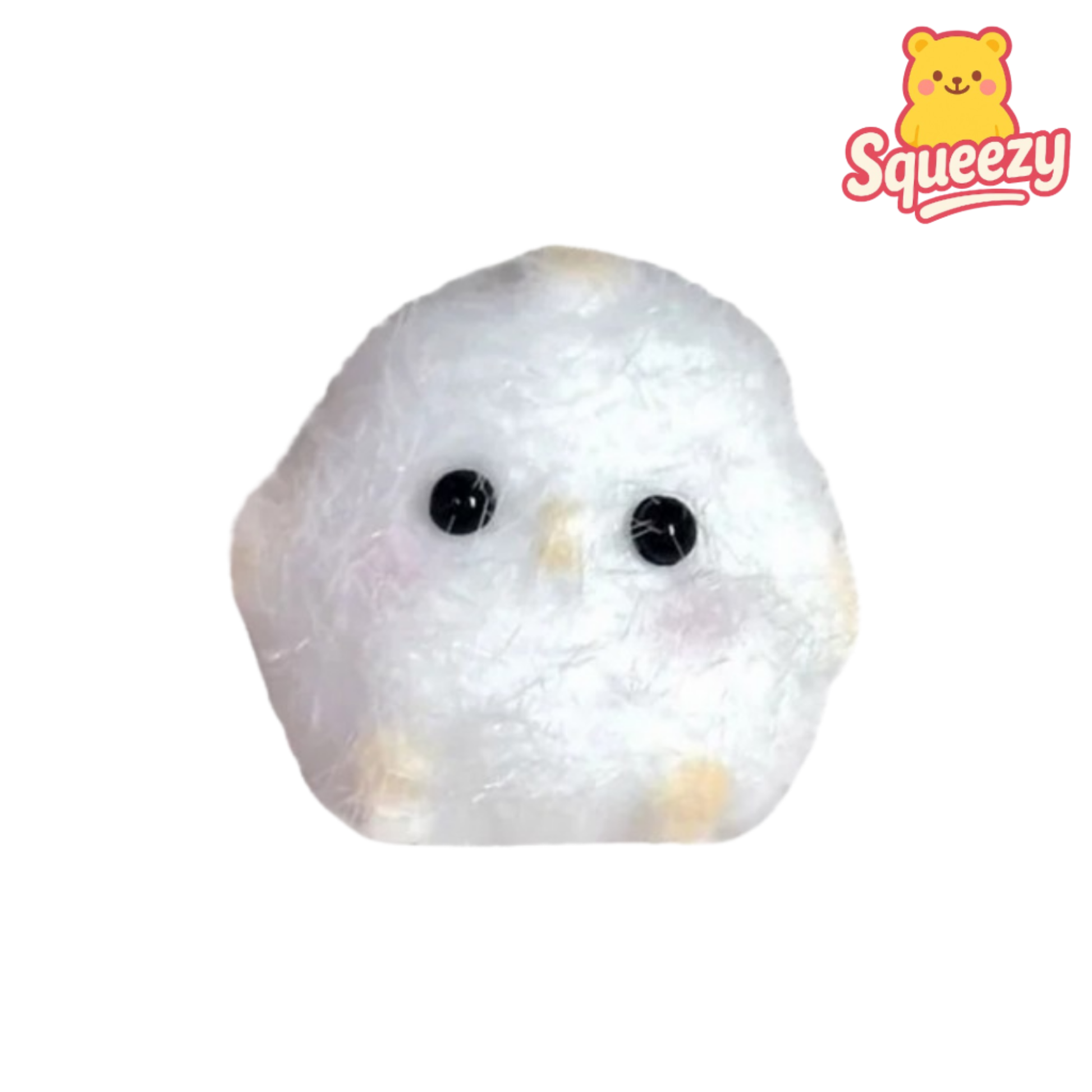 white Mini Chicken Squishy Stress Relief Toy