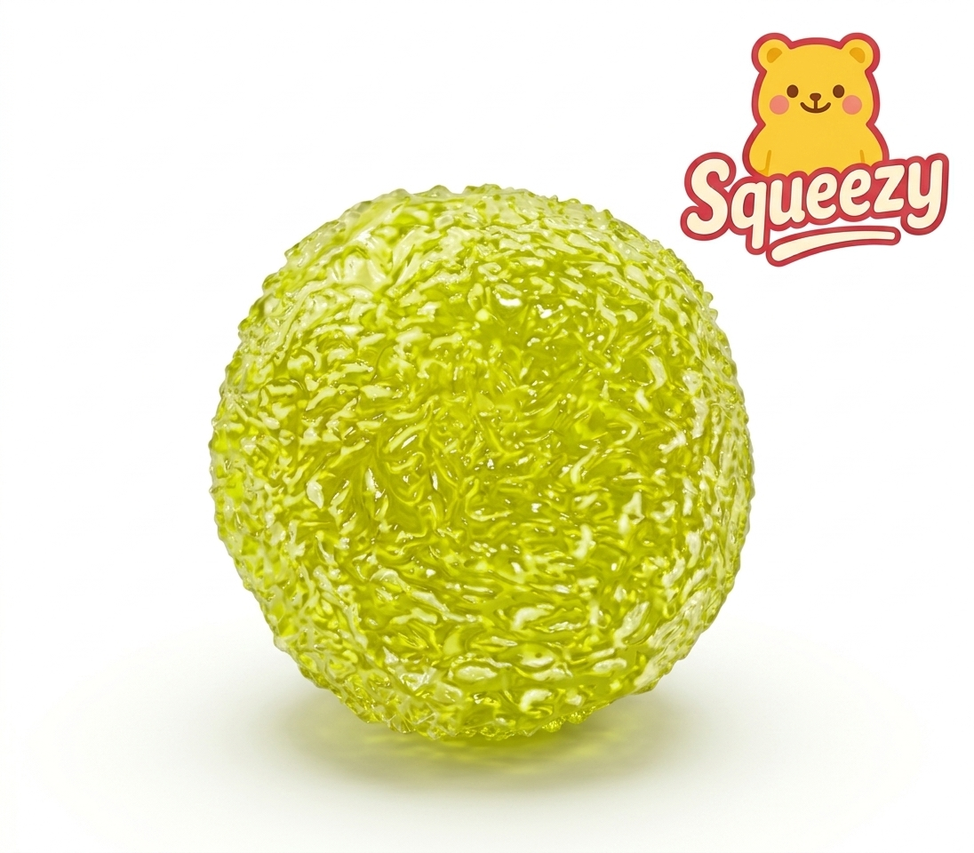 yellow Ice Ball Maltose Jelly Squishy Ball